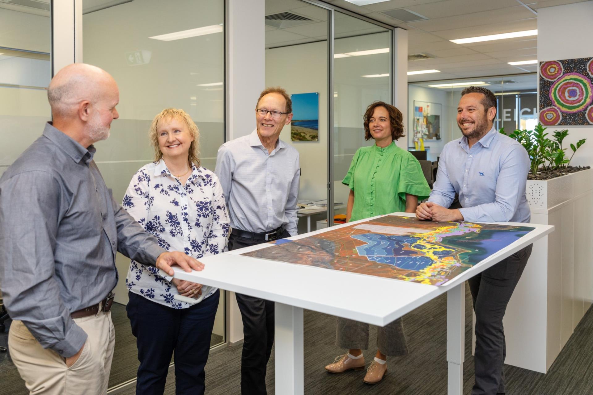 Leichhardt team in office